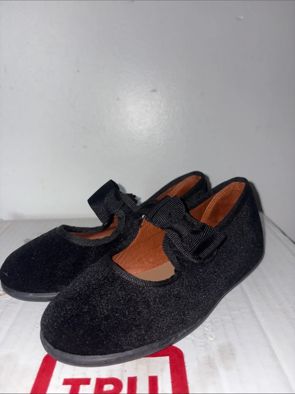 Kids Elephantito Mary Jane Bow Shoes size 28